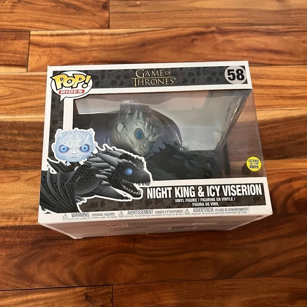 NWT NIB Funko Pop! Night King & Icy Viserion 51 Game Of Thrones Vinyl Figure